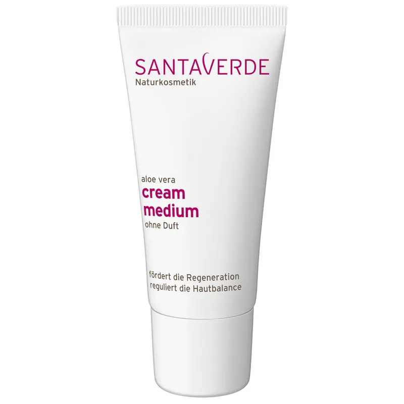 Santaverde SANTA VERDE ALOE VERA cream medium aloe vera ohne Duft 30 ml Creme – Produktbild 1 von 1