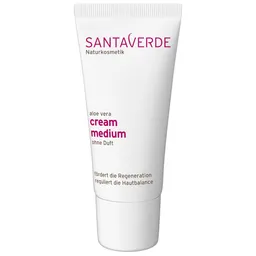Santaverde SANTA VERDE ALOE VERA cream medium aloe vera ohne Duft 30 ml Creme – Produktbild 1 von 1