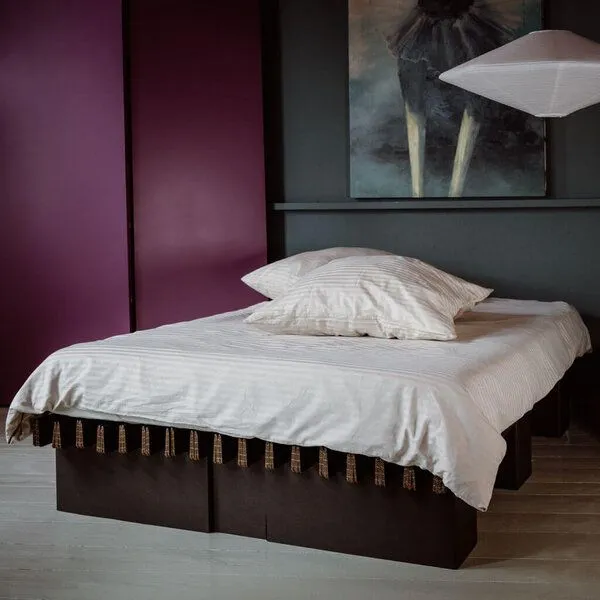 ROOM IN A BOX ROOM IN A BOX GRID Bett, Schwarz, – Produktbild 2 von 4