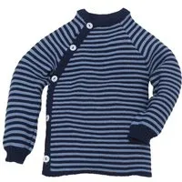 Reiff Reiff Ringelschlüttli Merinowolle, Marine-hellblau, – Produktbild 1 von 1
