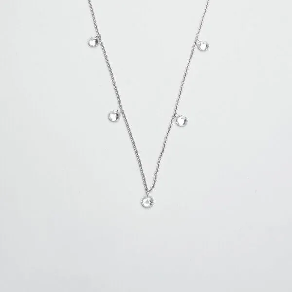 fejn jewelry fejn jewelry Kette sparkle chocker mit Zirkona, Silber, – Produktbild 1 von 3
