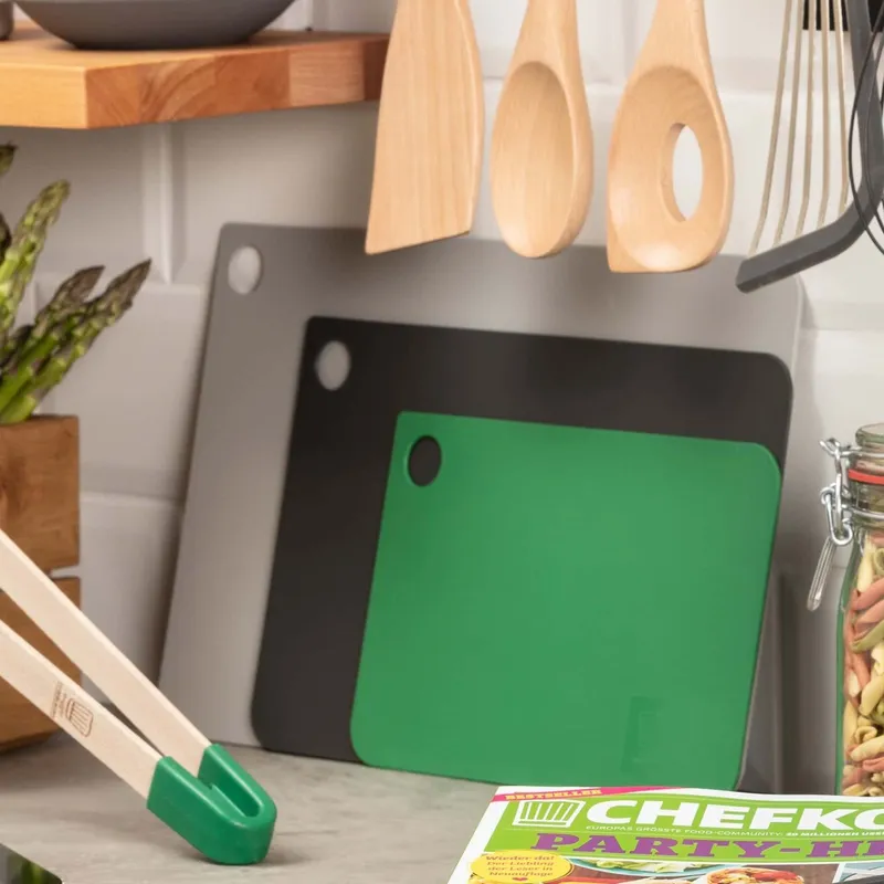 Chefkoch trifft Fackelmann Chefkoch trifft Fackelmann Schneidmatten-Set, 3-tlg. – Produktbild 2 von 3