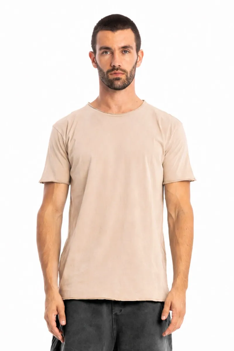 RAVENS VIEW IBIZA RAVENS VIEW IBIZA Herren vegan T-Shirt Round Wild Desert Sand, Beige, – Produktbild 1 von 1