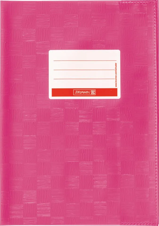 BRUNNEN BRUNNEN Heftumschlag aus Polypropylen DIN A4, Pink, – Produktbild 2 von 2