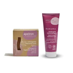 Apeiron Ayurvedisches Winterpflege Set apeiron Intensivpflege Hand & Ashwaganda Seife – Produktbild 1 von 1