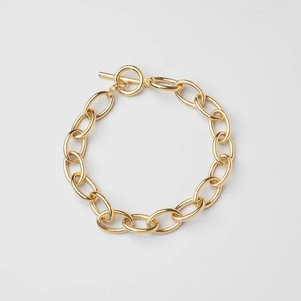 fejn jewelry fejn jewelry Armband 'chunky link chain', Gold, – Produktbild 1 von 3