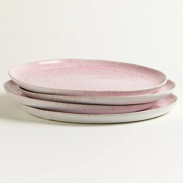 onomao onomao Großer Teller (L) - Traditionell, Rosé, – Produktbild 4 von 4