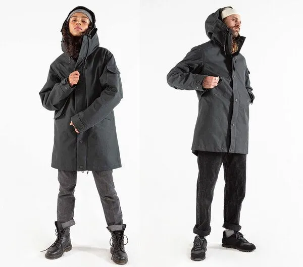 JECKYBENG JECKYBENG The JACKET - Unisex Parka aus Bio-Baumwolle, Dunkelblau, – Produktbild 3 von 3