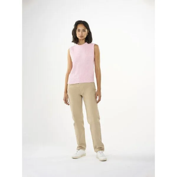 KnowledgeCotton Apparel KnowledgeCotton Apparel Strick-Pullunder aus Bio-Baumwolle und Modal, Rosa (pink parfait), – Produktbild 2 von 3