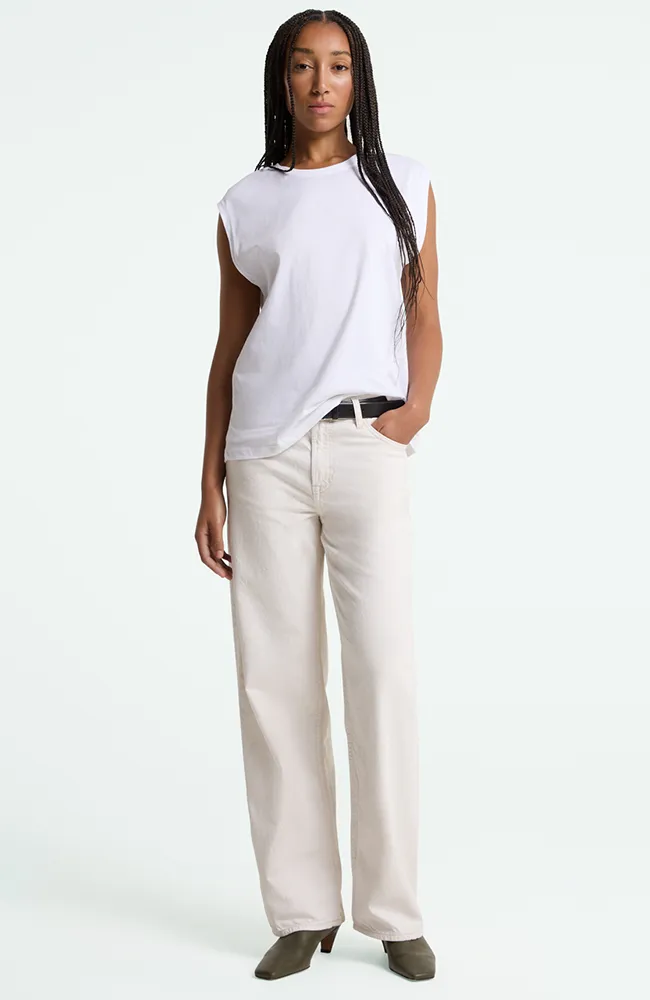 Kings Of Indigo Kings of Indigo Damen vegan Jeans Joan Amsterdam Ungefärbt, Beige, – Produktbild 1 von 2