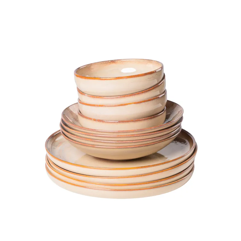 Gipfelstück Gipfelstück Nebelwald Tafelservice, Steinzeug, Beige, – Produktbild 2 von 4
