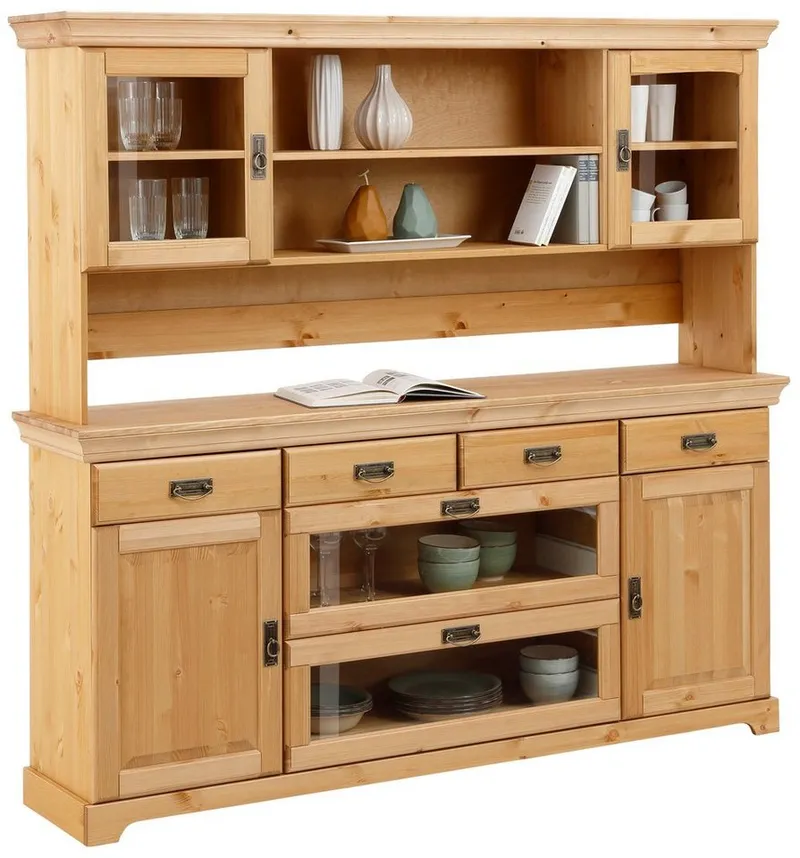 OTTO home Buffet Rügen FSC® zertifiziertes Massivholz, im Landhausstil, Beige, – Produktbild 2 von 5