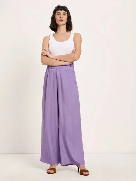 LANIUS LANIUS Hose mit weitem Bein, Purple haze, – Produktbild 2 von 4