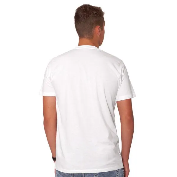 HANDGEDRUCKT HANDGEDRUCKT RESTPOSTEN "Scratch It" Männer T-Shirt, White, – Produktbild 2 von 3