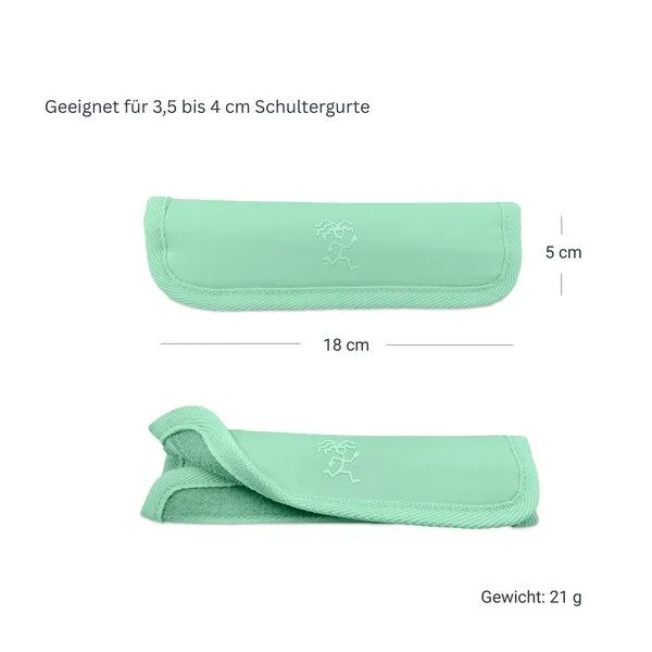 FUCHS & REBELL FUCHS & REBELL Schulterpolster für Crossbody Bags BELA & MIKA, Mint blau, – Produktbild 3 von 4