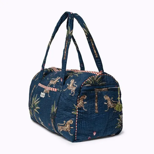 KIKOONI KIKOONI handgefertigte große Baumwolltasche "K. Shopper", Savanna stories by night, – Produktbild 1 von 4