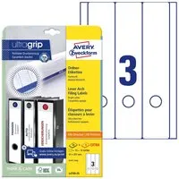 Avery Zweckform 75 Zweckform Rückenschilder weiß 61x297mm – Produktbild 1 von 1