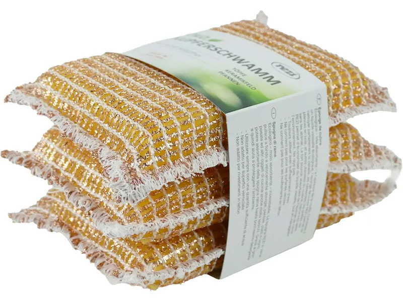 REZI REZI 3er-Pack Kupfer-Schwamm "Premium XL" 13 x 9 x 3 cm – Produktbild 1 von 1