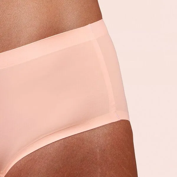 Taynie Mittelstarke Periodenunterwäsche Nahtlos Biozidfrei 60°C Taynie Seamless, Apricot, – Produktbild 3 von 4