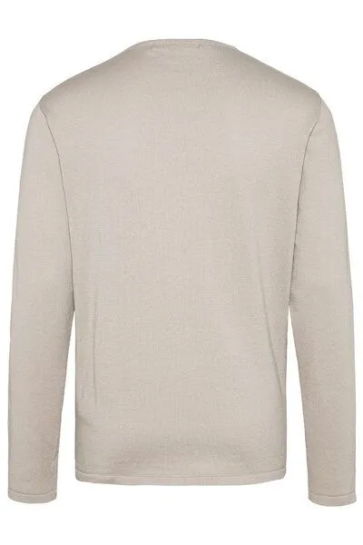 Wunderwerk Wunderwerk Herren Rundhals Pullover aus 100% Biobaumwolle "Core crewknit co male", Hell braun (light sand), – Produktbild 2 von 4
