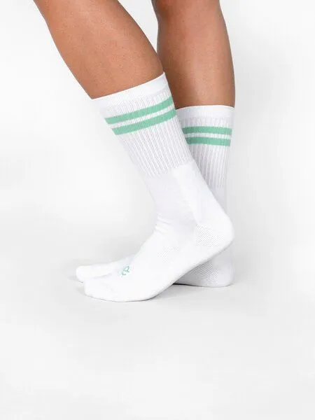 erlich textil erlich textil Andi Tennis Socken 3er Pack aus Bio-Baumwolle, Weiß, – Produktbild 4 von 7