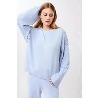 mandala Mandala Loose Pullover, Halycon-blue (blau), – Produktbild 1 von 1