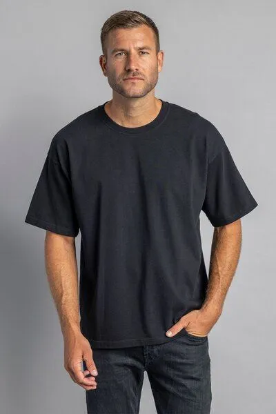 DIRTS dirts Heavy Cotton T-Shirt BOXY, Black, – Produktbild 2 von 4