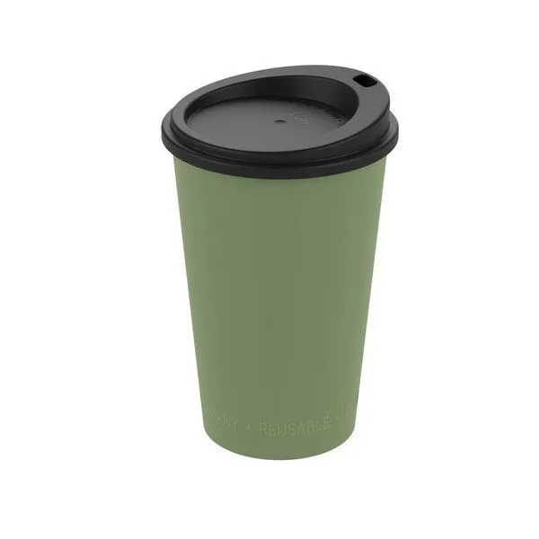 REuse REuse Kaffeebecher to go, Geselliges grün, – Produktbild 1 von 4