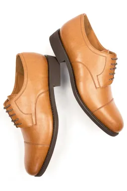 Will's Vegan Store Will's Vegan Store Herren vegan Derby's Goodyear Welt Hellbraun – Produktbild 1 von 1