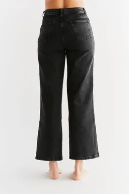 Evermind Evermind Damen vegan Jeans Weites Bein Carbon Gray – Produktbild 1 von 1