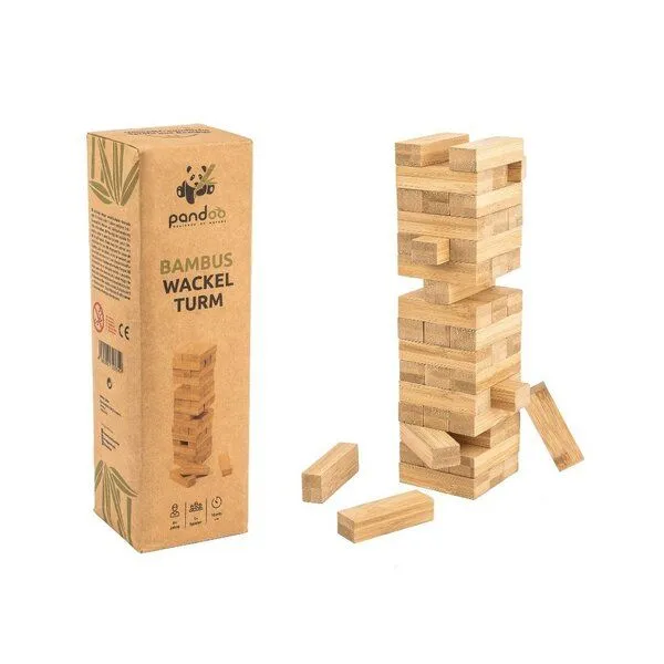 pandoo pandoo Wackelturm aus Bambus – Produktbild 1 von 4