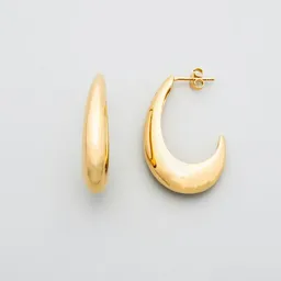 fejn jewelry fejn jewelry Creole 'open dome hoop' – Produktbild 1 von 1