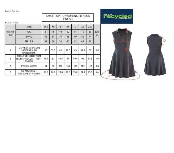 Result Genuine Recycled Result Genuine Recycled Recyceltes Fitnesskleid für Damen, Weiss, – Produktbild 1 von 3