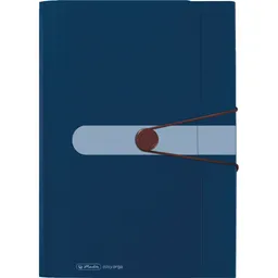 Herlitz herlitz Fächermappe aus Recycling-PP mit 12 Fächern, DIN A4, blau – Produktbild 1 von 1