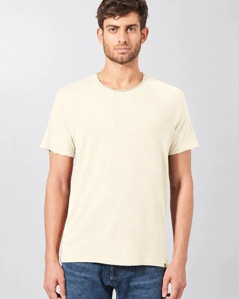 HempAge HempAge Herren T-Shirt Hanf/Biobaumwolle, Offwhite(weiß), – Produktbild 1 von 3