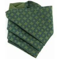 El Puente El Puente Einstecktuch | Fair Trade & Handmade aus Indien, Grün,blau, – Produktbild 1 von 1