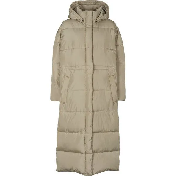 Basic Apparel Basic Apparel Veganer Puffermantel - Dagmar Coat - aus recyceltem Polyester, Beige (moss gray), – Produktbild 1 von 1
