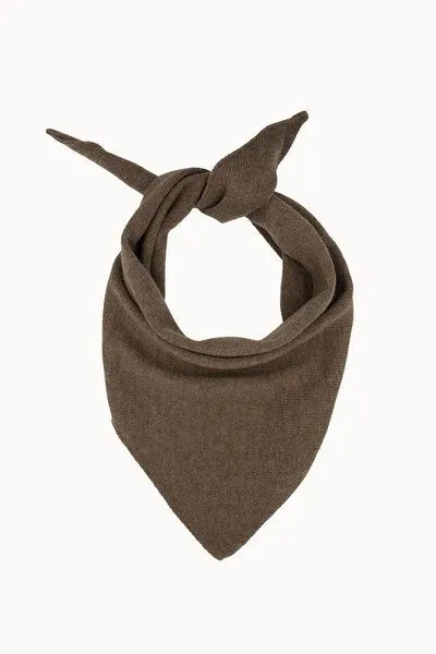 Kopyto Kopyto BIRUANG Bandana Halstuch 100% Merinowolle RWS-Zertifiziert Ökologisch Unifarben, Braun, – Produktbild 4 von 5