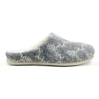 thies Veganer Reindeer Slipper "thies ® PET", fair, mit Wechselfussbett, Grey (grau), – Produktbild 1 von 1