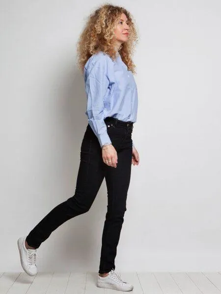 MUD Jeans MUD Jeans Jeans Straight Fit - Swan - Strong Blue, Blau, – Produktbild 1 von 4