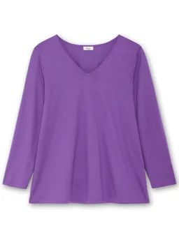 sheego Langarmshirt lila – Produktbild 1 von 1