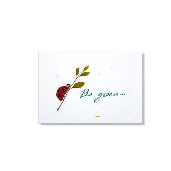 Sundara Sundara Geschenkset Kartenständer + Grußkarte BE GREEN – Produktbild 3 von 4