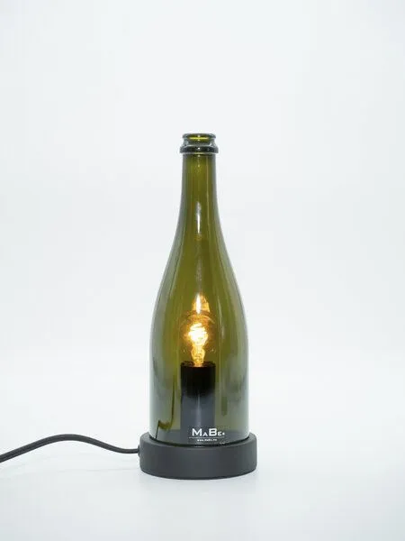 MaBe MaBe Tischleuchte und Windlicht 2in1, Oliv, – Produktbild 3 von 6