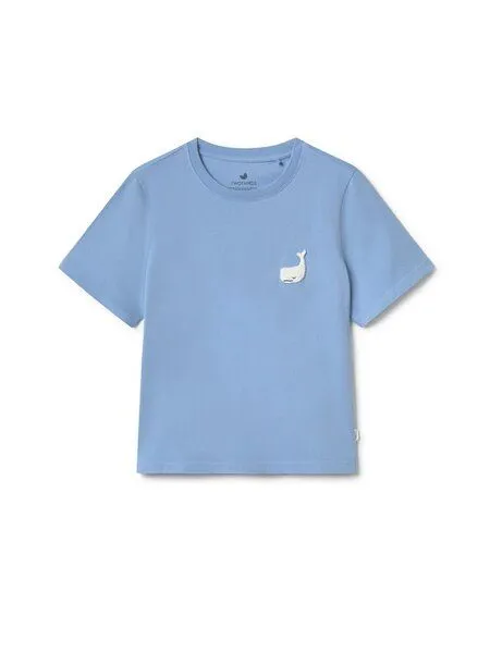 TWOTHIRDS TWOTHIRDS T-Shirt aus Bio-Baumwolle Alcudia, Denim blue, – Produktbild 1 von 3