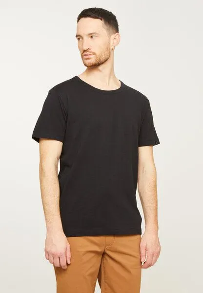 recolution recolution Slub T-Shirt BAY, Black, – Produktbild 2 von 4