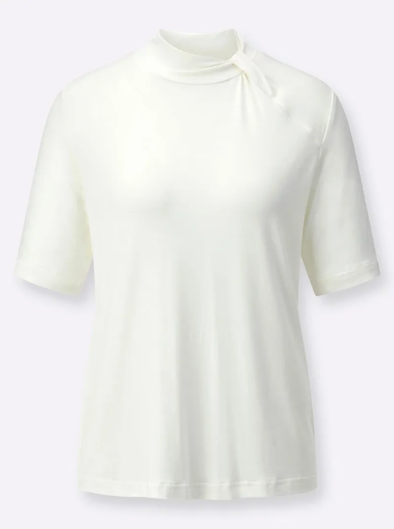 Witt Stehkragenshirt ecru, Ecru, – Produktbild 2 von 2