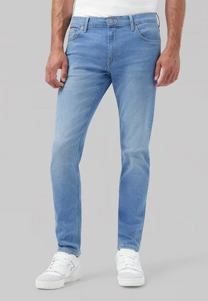 MUD Jeans MUD Jeans Jeans Regular Daily Dunn Comfort aus einem Baumwolle / Tencel Mix, Old stone (blau), – Produktbild 1 von 4