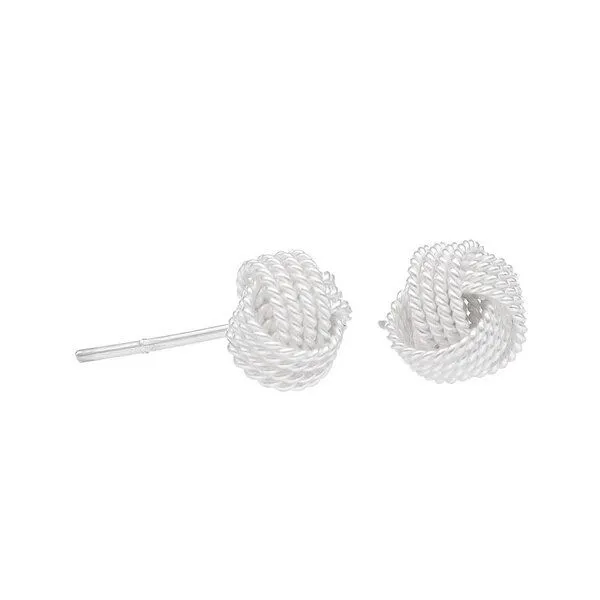 pakilia pakilia Silber Ohrstecker Knoten verschlungen Fair-Trade und handmade – Produktbild 2 von 4