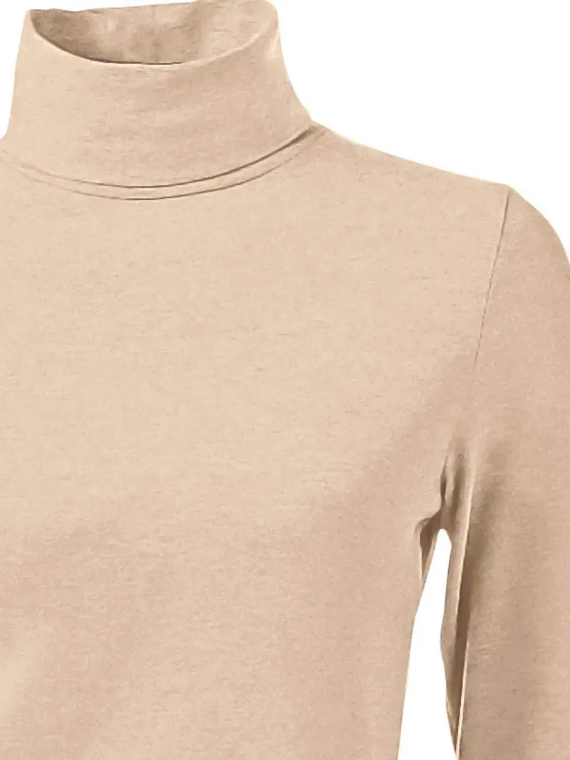 heine Rollkragenshirt, Sand, – Produktbild 1 von 2