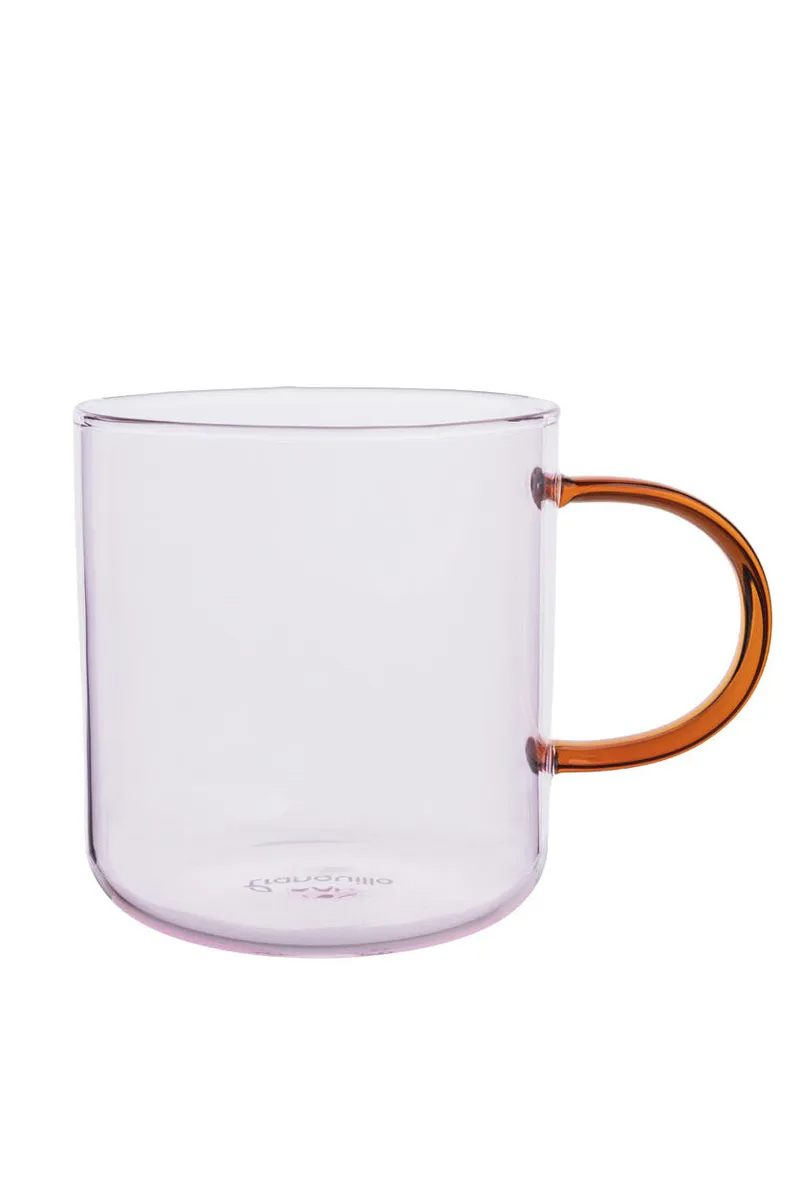 Tranquillo Tranquillo Tasse RAIINBOW – Borosilikatglas, Rosa, – Produktbild 5 von 5